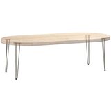 vidaXL noge za mizo za lase 4 kosi naravno jeklo 72 cm trdno jeklo | Shoptok.si