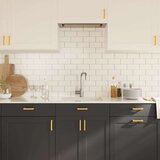  Ručke za ormarić 10 kom zlatne 96 mm od nehrđajućeg čelika | shoptok.hr