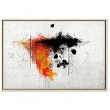  Slika - Expression of Red (1 Part) Wide 120x80 U prirodnom drvenom okviru | shoptok.hr