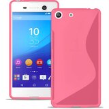  Gumijasti / gel etui S-Line za Sony Xperia M5 - roza Cene
