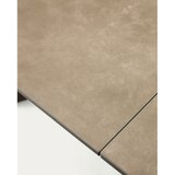 Kave Home Rjava raztegljiva jedilna miza s keramično ploščo 90x160 cm Atminda – | Shoptok.si