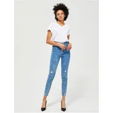 Moodo Blue women's skinny fit jeans - Women's