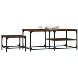 vidaXL Uklapajući stolići za kavu 2 kom boja hrasta konstruirano drvo | shoptok.hr