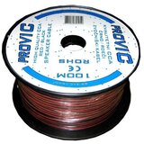 Cabletech kabel za avtozvočnike 100 m, 2x 0.75 mm2, rdeč-črn, SW-2X0.75 | Shoptok.si