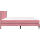  Okvir kreveta s madracem Ružičasta 200 x 200 cm Baršun | shoptok.hr