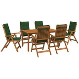  7-dijelni vrtni blagovaonski set 7 kom. Prirodna | shoptok.hr