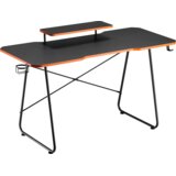 NanoRS Gaming desk with shelf for NanoRS monitor, 50kg max, height 850mm, black, RS170 | shoptok.hr