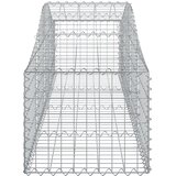 Lučne gabionske košare 15 kom 200x50x40/60 cm pocinčano željezo | shoptok.hr