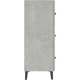  Komoda siva boja betona 69,5x34x90 cm od konstruiranog drva | shoptok.hr