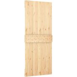  Klizna vrata s priborom za montažu 85 x 210 cm masivna borovina | shoptok.hr