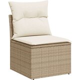vidaXL 5-dijelni vrtni set sofa s jastucima bež od poliratana | shoptok.hr