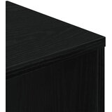 Ormarić za knjige crni 34x31x112 cm od konstruiranog drva | Eponuda.com