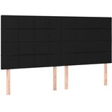  Krevet s oprugama i madracem crni 200x200 cm od tkanine | shoptok.hr