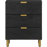  Noćni ormarić crni 50x33x62 cm od konstruiranog drva | shoptok.hr