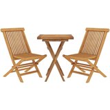  3-dijelni vrtni blagovaonski set od masivne tikovine | shoptok.hr