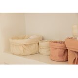 Lorena Canals Kremno bele tekstilne otroške škatle za shranjevanje v kompletu 2 ks ø 30x20 cm Bambie Natural – | Shoptok.si