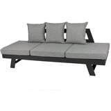 Garden Pleasure Siva aluminijasta vrtna sedežna garnitura Donna – | Shoptok.si