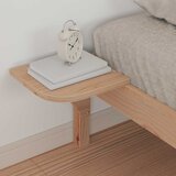  Krevetna konstrukcija s bočnim stolovima Prirodna 100 x 210 cm | shoptok.hr
