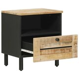  Noćni ormarić Prirodna 40 x 33 x 46 cm Čvrsto drvo manga - 1 | shoptok.hr
