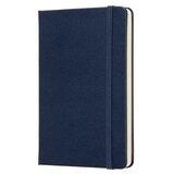 Moleskine Beležnica PKT trde platnice, modra - brezčrtna | Shoptok.si