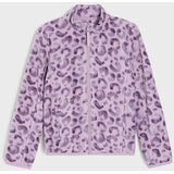 Sinsay Flis majica s patentnim zatvaračem i leopard uzorkom Slike