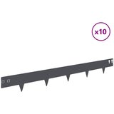  Ograda oko Travnjaka 10 pcs 100 x 12 cm Čelik Antracit | Eponuda.ba