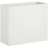  Vrtna saksija 2 kom. Bijela 50 x 20 x 40 cm Čelična vrata | shoptok.hr