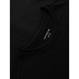 Ombre Men's cotton t-shirt with contrasting two-tone print - black | Shoptok.si