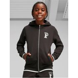 Puma Black Boys' Zippered Hoodie Squad - Boys | shoptok.hr