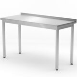 Hendi Stenska delovna miza z robom Budget Line STEEL 1000 x 600 x 850 mm - 817209, (21101034) Cene