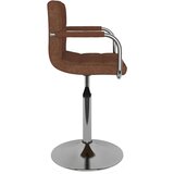 vidaXL Jedilni stol rjavo blago, (20940095) | Shoptok.si