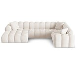 Cosmopolitan Design Krem kutna garnitura od šenila (s desnim kutom/u obliku slova "U") Treno – | shoptok.hr