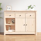 vidaXL Komoda 100x35x74 cm trdna borovina Cene