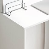  Stol s policom Bijelo 78,5 x 37 x 154,5 cm Konstruirano drvo | shoptok.hr