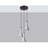  Sollux SL.1226 - Luster na sajli REA 3xE14/12W/230V beton | Eponuda.com