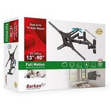 Barkan BM464 13"-90" pokretni Dual Arm TV zidni nosač crni | shoptok.hr