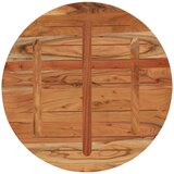 Stolna ploča Ø90x2,5 cm okrugla od masivnog bagremovog drva | shoptok.hr