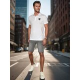 DStreet Jeansy męskie krótkie ciemnoszare | shoptok.hr