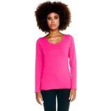Leone 1947 Majice z dolgimi rokavi Woman T-Shirt Long Sleeves Basic Rožnata Cene