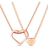 Vuch Ženska ogrlica Claribel Rose Gold, 43.5 cm Slike
