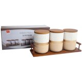 Sigma Posuda 3/1 sa postoljem 730ml (3B/zlat/bela) JY-241626-3 | ePonuda.com