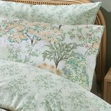 Catherine Lansfield Zelena posteljina za bračni krevet/za produženi krevet 230x220 cm Forest Blossom – | shoptok.hr