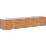  Povišena vrtna gredica Svijetlosmeđa 400 x 80 x 77 cm | Eponuda.ba