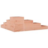 vidaXL Vrtna korita s 4 nadstropji 106x104,5x36 cm trden les douglas | Shoptok.si