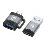 Manhattan Adapter 356329 USB 3.0 - USB-C M/F - F/M set 2 adaptera | ePonuda.com