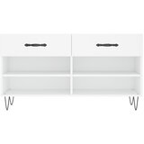  Klupa za cipele bijela 102 x 35 x 55 cm od konstruiranog drva | shoptok.hr