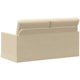  Kauč za dvoje Krem 150 x 81 x 82 cm Tkanina Slike