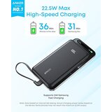 Anker Polnilna baterija ZOLO 10K/22,5 W + kabel USB-C, črna, (5000166794) | Shoptok.si