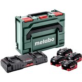 Metabo osnovni set 4x LiHD 10Ah + ASC + 145 DUO metaBOX | shoptok.hr