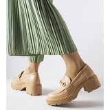 Gemre Beige heeled shoes Fabrizio | Shoptok.si